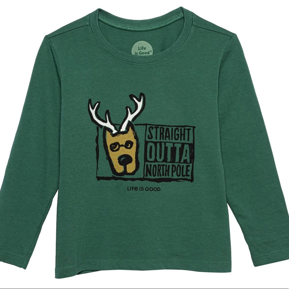 Straight Outta North Pole long sleeve shirt